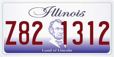 IL license plate Z821312