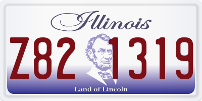 IL license plate Z821319