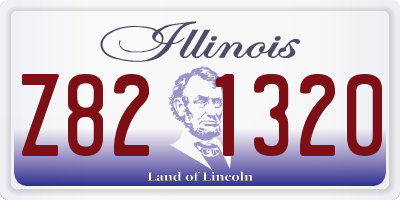IL license plate Z821320