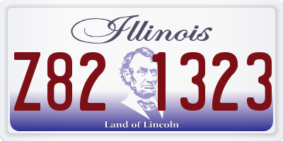 IL license plate Z821323