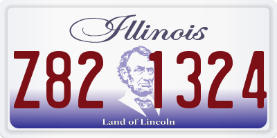 IL license plate Z821324