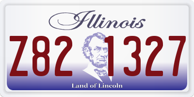 IL license plate Z821327