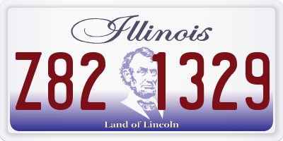 IL license plate Z821329
