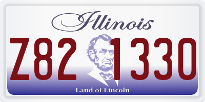 IL license plate Z821330