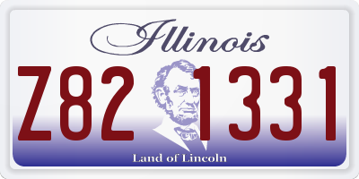 IL license plate Z821331