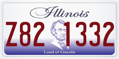 IL license plate Z821332