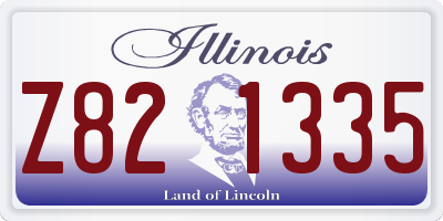 IL license plate Z821335