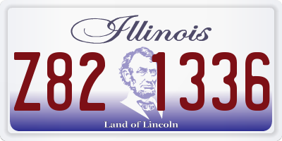 IL license plate Z821336