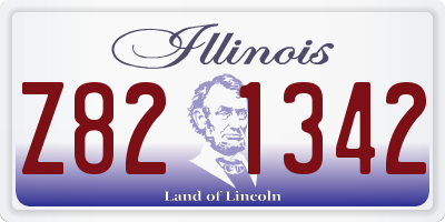 IL license plate Z821342