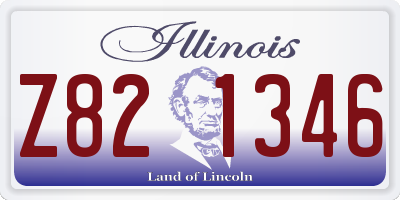 IL license plate Z821346