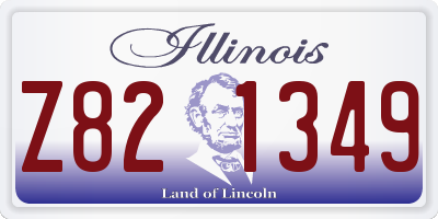 IL license plate Z821349