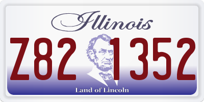 IL license plate Z821352