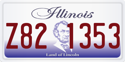 IL license plate Z821353