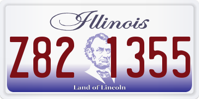 IL license plate Z821355