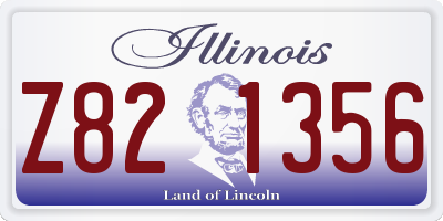 IL license plate Z821356