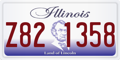 IL license plate Z821358