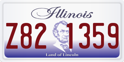 IL license plate Z821359