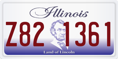 IL license plate Z821361