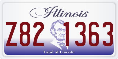 IL license plate Z821363
