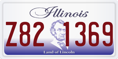 IL license plate Z821369