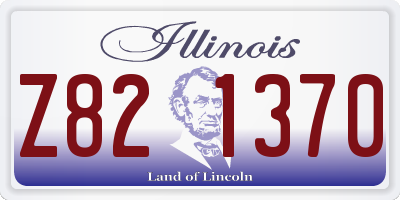 IL license plate Z821370