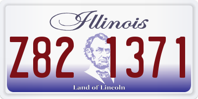 IL license plate Z821371