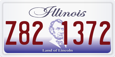IL license plate Z821372