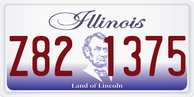 IL license plate Z821375
