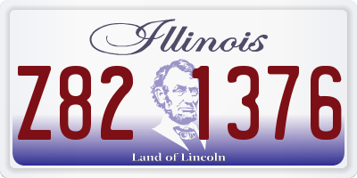 IL license plate Z821376