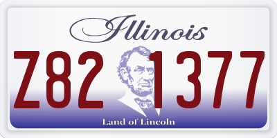 IL license plate Z821377