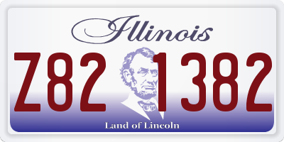 IL license plate Z821382