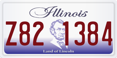 IL license plate Z821384