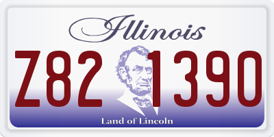 IL license plate Z821390
