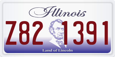 IL license plate Z821391