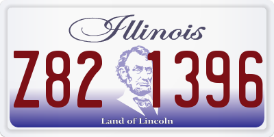 IL license plate Z821396