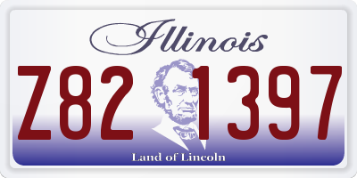 IL license plate Z821397