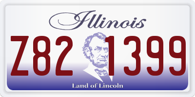 IL license plate Z821399