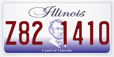 IL license plate Z821410
