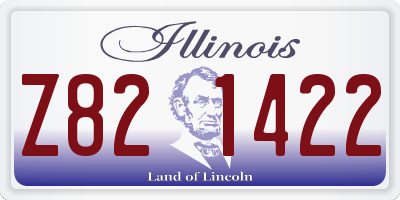 IL license plate Z821422