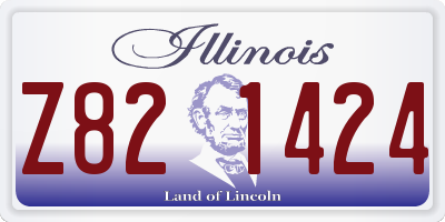 IL license plate Z821424