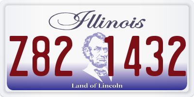 IL license plate Z821432