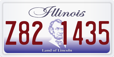 IL license plate Z821435
