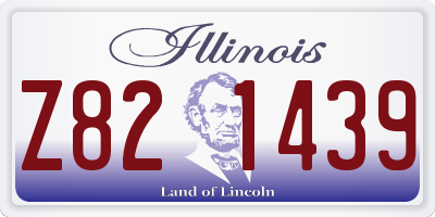 IL license plate Z821439