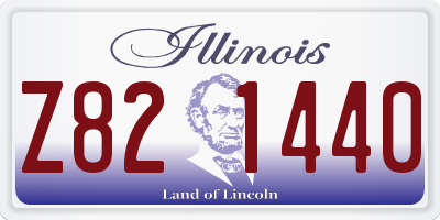 IL license plate Z821440