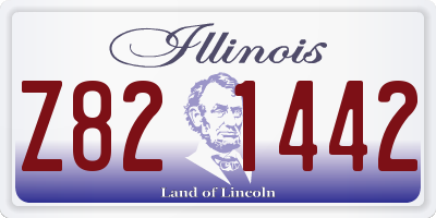 IL license plate Z821442
