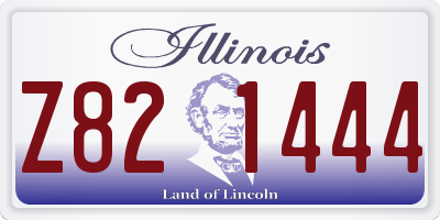 IL license plate Z821444