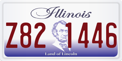 IL license plate Z821446