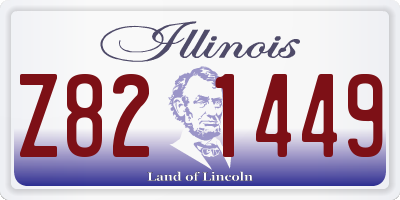 IL license plate Z821449