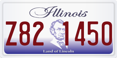 IL license plate Z821450