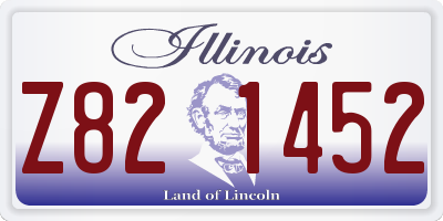 IL license plate Z821452